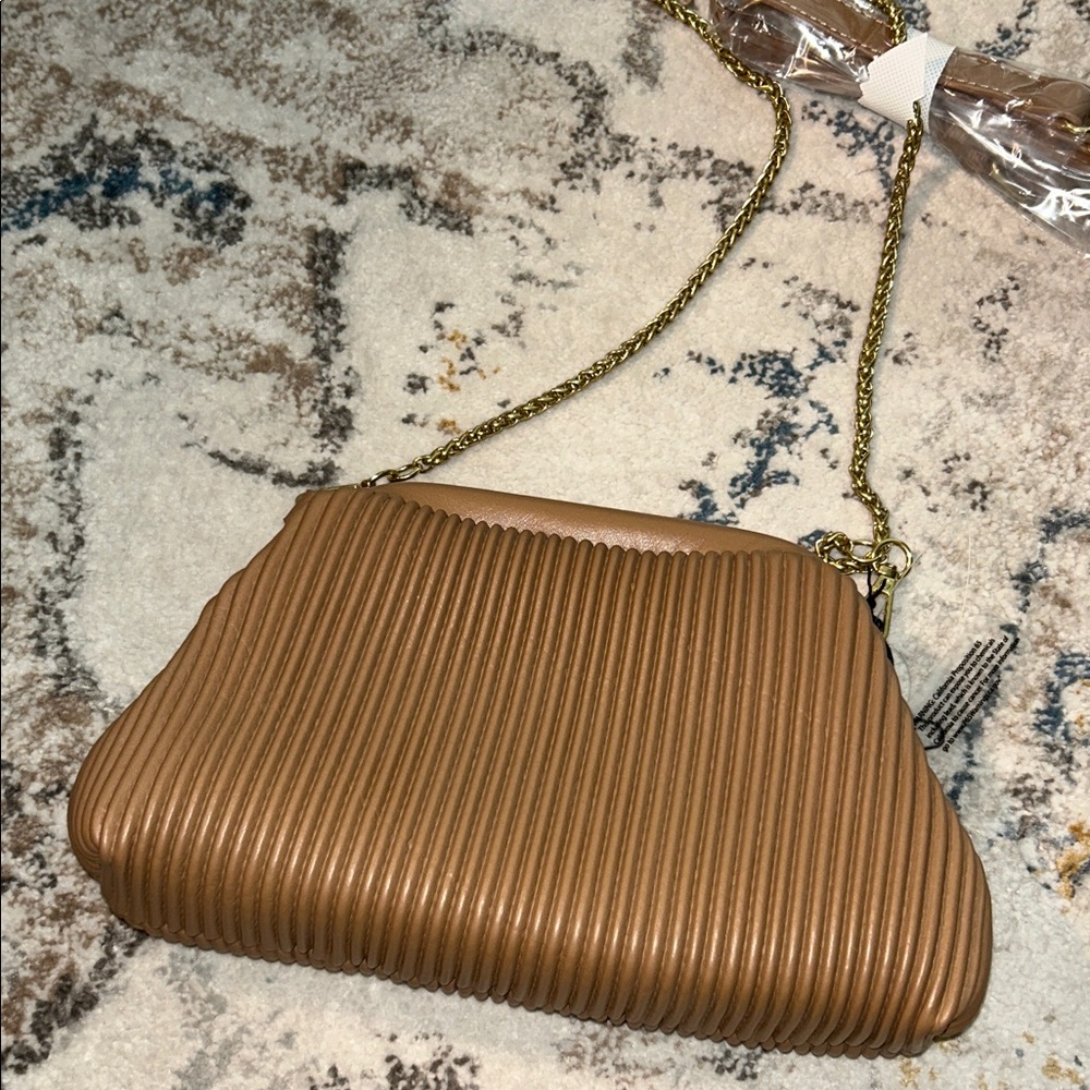 Anthropologie Tan Women's Crossbody Bag with changable straps - Picture 4 of 11